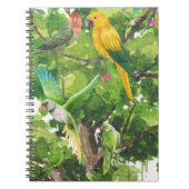 Vögel, Papageien Notizblock (Vorderseite)