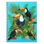 Vögel, Papageien Notizblock (Vorderseite)