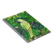 Vögel, Papageien Notizblock (Rechte Seite)