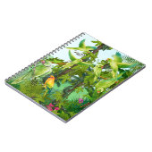 Vögel, Papageien Notizblock (Linke Seite)