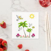 Vogel-Papier-Servietten Serviette (Beispiel)