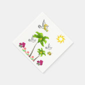 Vogel-Papier-Servietten Serviette (Ecke)