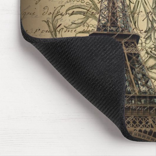 Vogel-Paris-Eiffelturm der Jubiläumkrone Mousepad (Ecke)