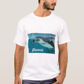 Vögel Pinguin entdeckt T-Shirt (Vorderseite)