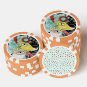 Vögel Pokerchips (Stapel)
