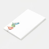 Vögel Post-it Klebezettel (angewinkelt)