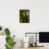 Vögel Poster (Heimbüro)