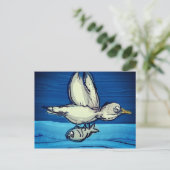 Vogel Postkarte (Stehend Vorderseite)