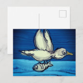 Vogel Postkarte (Vorne/Hinten)