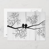 Vögel Postkarte (Vorne/Hinten)