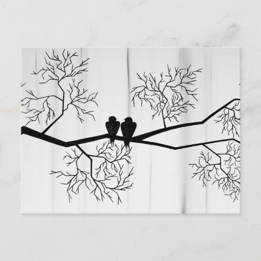 Vögel Postkarte (Vorderseite)