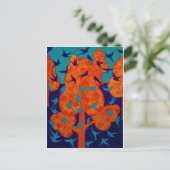 Vögel Postkarte (Stehend Vorderseite)