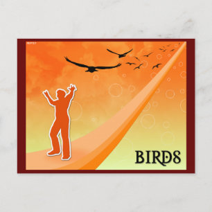 Vögel Postkarte