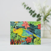 Vogel Print Postcard Postkarte (Stehend Vorderseite)