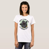 Vogel Puns sind ein A-Crow-Kay Funny Crow Pun T-Shirt (Vorne ganz)
