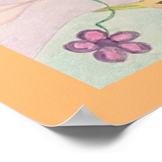 Vögel reflektieren poster (Ecke)