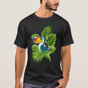 Vogel Regenwald Vogel Tier Tropischer Kontakt T-Shirt