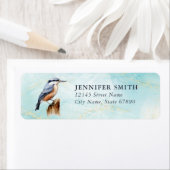 Vogel-Rücksendeadressen-Aufkleber (Insitu)