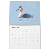 Vögel rund um die Welt Kunst Kalender (Mär 2026)