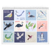 Vögel rund um die Welt Kunst Kalender (Titelbild)