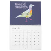 Vögel rund um die Welt Kunst Kalender (Jan 2026)