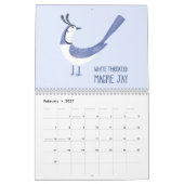 Vögel rund um die Welt Kunst Kalender (Feb 2027)
