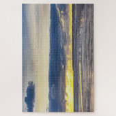 Vögel sammeln sich am Strand von Florida bei Sonne Puzzle (Vertikal)