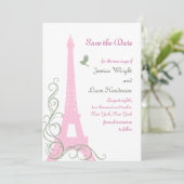 Vögel Save the Date lieben (Stehend Vorderseite)