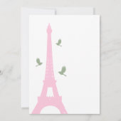 Vögel Save the Date lieben (Rückseite)