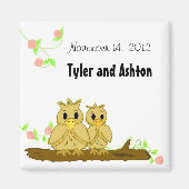 Vögel Save the Date lieben Magnet (Vorne)