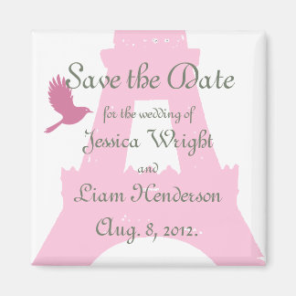 Vögel Save the Date lieben Magnet