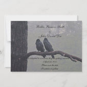 Vögel Save the Date lieben Magneteinladung (Vorderseite)
