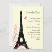 Vögel Save the Date lieben (weiß) (Vorderseite)