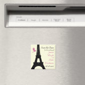 Vögel Save the Date lieben (weiß) Magnet (In Situ (Geschirrspüler))