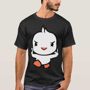Vogel Schlechter Mittelfinger zeigt böser Junge Be T-Shirt