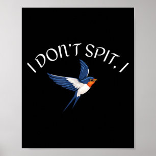 Vögel Schlucken Design Nicht Vogelbeobachter Männe Poster