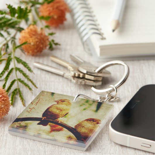 Vögel Schlüsselanhänger (Vorderseite rechts)