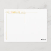 Vögel & Schmetterlinge Postkarte (Rückseite)