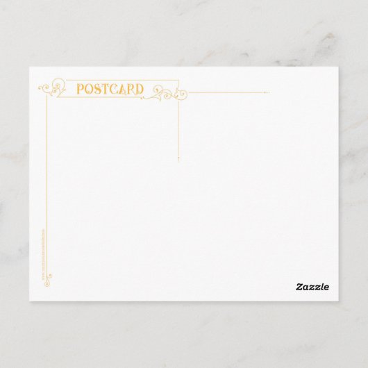 Vögel & Schmetterlinge Postkarte (Rückseite)