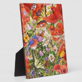 Vögel, Schmetterlinge und Bienen Fotoplatte (Seite)