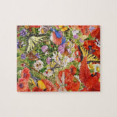 Vogel-, Schmetterlings-und Bienen-Puzzlespiel Puzzle (Horizontal)