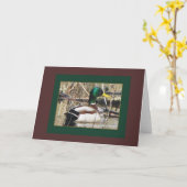 Vogel series#2 karte (Gelbe Blume)