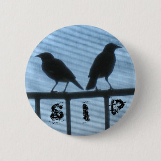 Vogel-Silhouette-bestimmen Sie, S, I, P die Größe Button