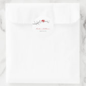 Vögel Silhouetten bevorzugen Sticker oder Umschlag (Tasche)