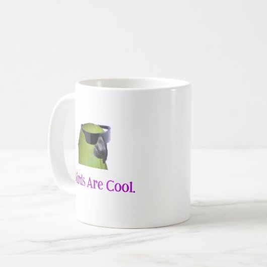 Vögel sind Coole Tasse (Vorderseite Links)