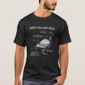 Vögel sind nicht real - die sonnige Anatomie einer T-Shirt (Vorderseite)