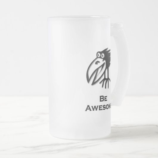 Vögel sind Phantastisch Mattglas Bierglas (VorderseiteRechts)