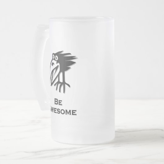 Vögel sind Phantastisch Mattglas Bierglas (Vorderseite Links)