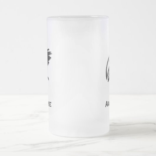 Vögel sind Phantastisch Mattglas Bierglas (Mittel)