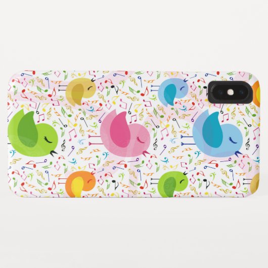 Vögel singen Case-Mate iPhone hülle (Rückseite (Horizontal))